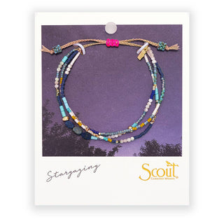 Mixed Media Bracelet - Truth/Lapis/Gold-Scout Curated Wears-Summit Lane Boutique, Women's Apparel and Gifts located in Grand Rapids, MI
