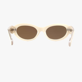 CORA IVORY Polarized Fashion Oval Round Sunglasses-Sunglasses-Kohv Eyewear-Summit Lane Boutique, Women's Apparel and Gifts located in Grand Rapids, MI