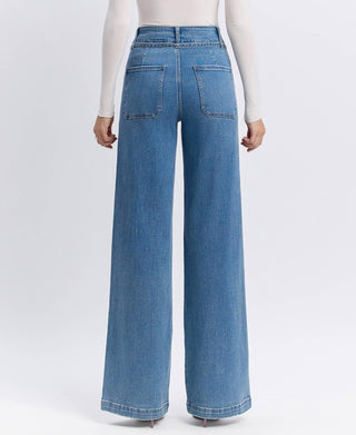 Olivia Wide Leg-Jeans-VERVET by FLYING MONKEY-Summit Lane Boutique, Women's Apparel and Gifts located in Grand Rapids, MI