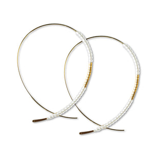 Norah Threader Hoop Earrings-Earrings-Lenny & Eva-Summit Lane Boutique, Women's Apparel and Gifts located in Grand Rapids, MI