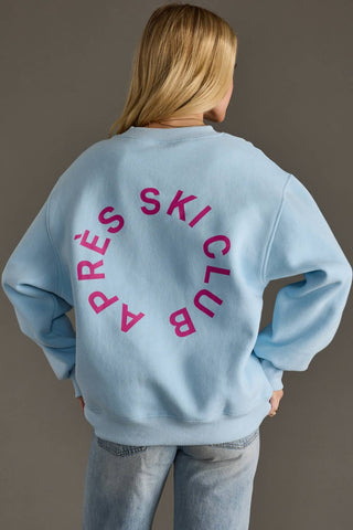 Apres Ski Club Sweatshirt-Sweatshirt-Panache Apparel Co.-Summit Lane Boutique, Women's Apparel and Gifts located in Grand Rapids, MI