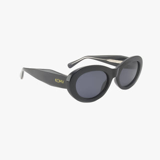 CORA MIDNIGHT Polarized Fashion Oval Round Sunglasses-Sunglasses-Kohv Eyewear-Summit Lane Boutique, Women's Apparel and Gifts located in Grand Rapids, MI