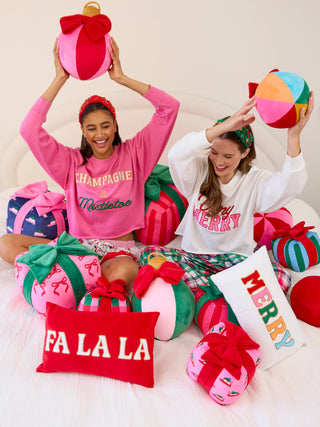 "CHAMPAGNE & MISTLETOE" SWEATSHIRT-Sweatshirt-Shiraleah-Summit Lane Boutique, Women's Apparel and Gifts located in Grand Rapids, MI