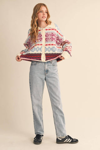 Dakota Fair Isle Sweater-Sweaters-&MERCI-Summit Lane Boutique, Women's Apparel and Gifts located in Grand Rapids, MI