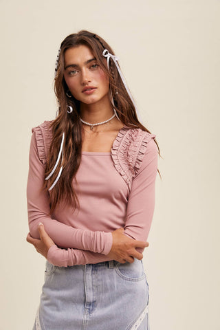 Bridget Top-Long Sleeves-Listicle-Summit Lane Boutique, Women's Apparel and Gifts located in Grand Rapids, MI