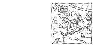 Cozy Friends Coloring Book For Adults And Kids-Coloring Books-Penguin Random House LLC-Summit Lane Boutique, Women's Apparel and Gifts located in Grand Rapids, MI