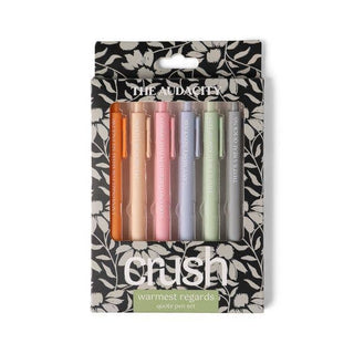 Warmest Regards Quote Pen Set-Stationary Supplies-DM Merchandising-Summit Lane Boutique, Women's Apparel and Gifts located in Grand Rapids, MI