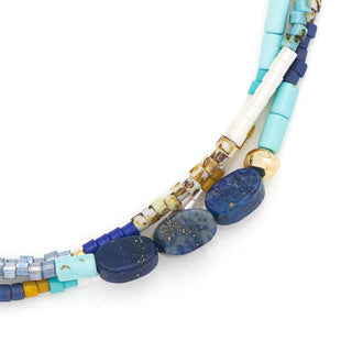 Mixed Media Bracelet - Truth/Lapis/Gold-Scout Curated Wears-Summit Lane Boutique, Women's Apparel and Gifts located in Grand Rapids, MI