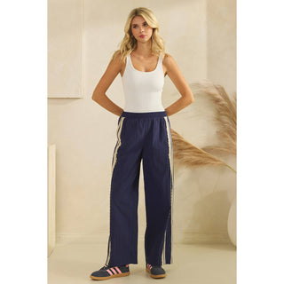 Paisley Track Pants-Lounge Pants-Veveret-Summit Lane Boutique, Women's Apparel and Gifts located in Grand Rapids, MI