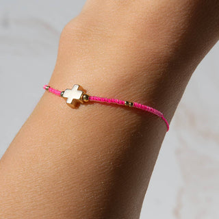 Made for This Cross Bracelet + Sticker | Esther 4:14-Bracelets-Lenny & Eva-Summit Lane Boutique, Women's Apparel and Gifts located in Grand Rapids, MI