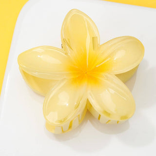 Plumeria Claw Clip-Hair Accessories-JOSSLYN by wall to wall-Summit Lane Boutique, Women's Apparel and Gifts located in Grand Rapids, MI