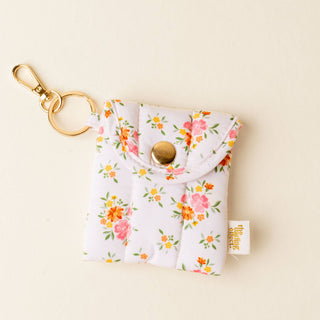 Puffy Earbud Case Keychain-Endless Daydream Cream-Tech Accessories-The Darling Effect-Summit Lane Boutique, Women's Apparel and Gifts located in Grand Rapids, MI