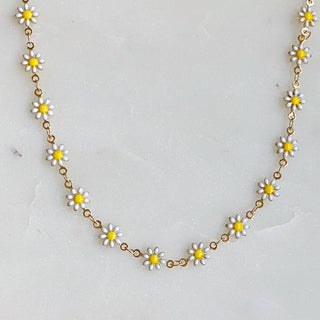 All Around Daisy Necklace-Necklaces-Ellison+Young-Summit Lane Boutique, Women's Apparel and Gifts located in Grand Rapids, MI