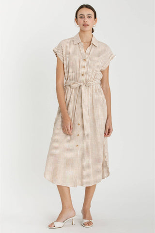 Marina Side Tie Dress-Dresses-Be Cool-Summit Lane Boutique, Women's Apparel and Gifts located in Grand Rapids, MI