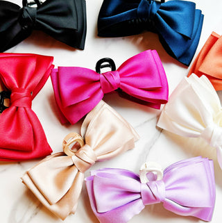Bow Beauty Hair Claw-Hair Accessories-Ellison+Young-Summit Lane Boutique, Women's Apparel and Gifts located in Grand Rapids, MI