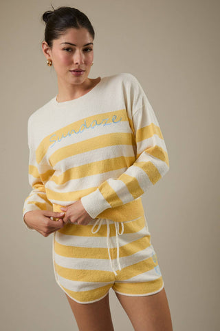 Sun Daze Embroidered Top-Long Sleeves-Sunday Edition-Summit Lane Boutique, Women's Apparel and Gifts located in Grand Rapids, MI