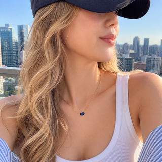 The Month Code Birthstone Necklace Collection-Necklaces-Ellison+Young-Summit Lane Boutique, Women's Apparel and Gifts located in Grand Rapids, MI