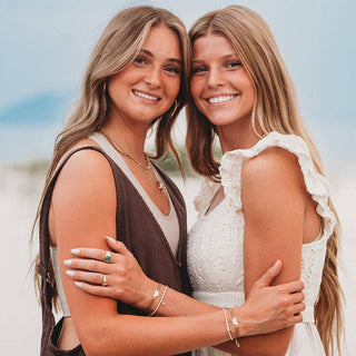 "Forever Friends" Neutral Sun Friendship Hair Tie Bracelets-Bracelets-K'lani hair tie bracelets-Summit Lane Boutique, Women's Apparel and Gifts located in Grand Rapids, MI