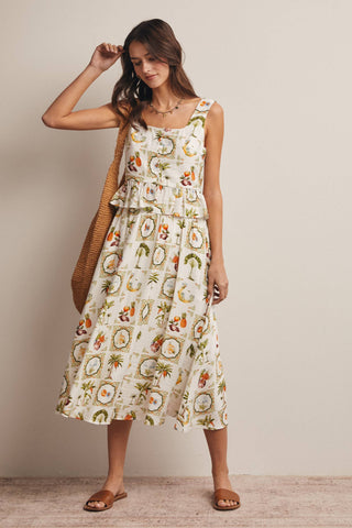 Riviera Market Midi Skirt-Skirts-Forte-Summit Lane Boutique, Women's Apparel and Gifts located in Grand Rapids, MI