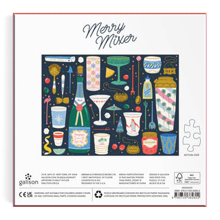 Merry Mixer 1000 Piece Foil Puzzle-Puzzles-Chronicle Books-Summit Lane Boutique, Women's Apparel and Gifts located in Grand Rapids, MI