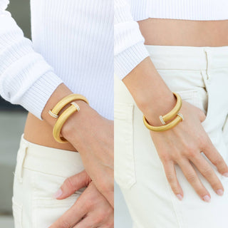 Large Flex Cross Over Bracelet, Water Resistant-Bracelets-Splendid Iris-Summit Lane Boutique, Women's Apparel and Gifts located in Grand Rapids, MI