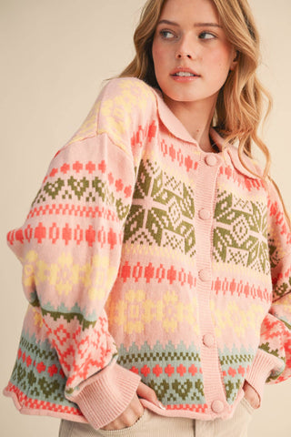 Dakota Fair Isle Sweater-Sweaters-&MERCI-Summit Lane Boutique, Women's Apparel and Gifts located in Grand Rapids, MI