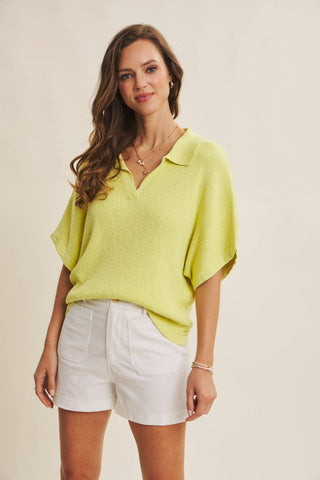 Morning Market Knit Top-Short Sleeves-in february-Summit Lane Boutique, Women's Apparel and Gifts located in Grand Rapids, MI