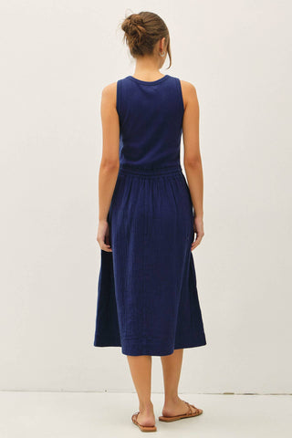 Lana Midi Dress-Dresses-Be Cool-Summit Lane Boutique, Women's Apparel and Gifts located in Grand Rapids, MI