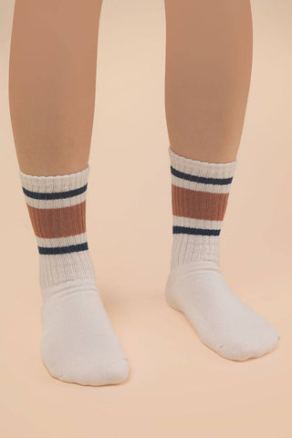 Color Block Crew Socks-Socks-VERY J-Summit Lane Boutique, Women's Apparel and Gifts located in Grand Rapids, MI