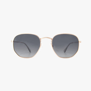 BILLIE ROSE GOLD Polarized Geometric Metal Sunglasses-Sunglasses-Kohv Eyewear-Summit Lane Boutique, Women's Apparel and Gifts located in Grand Rapids, MI