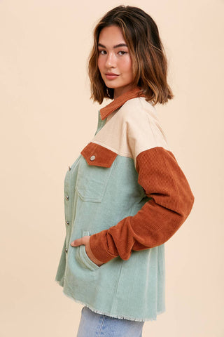 The Rory Colorblock Shacket-Jackets-In Loom-Summit Lane Boutique, Women's Apparel and Gifts located in Grand Rapids, MI