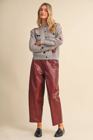 Puppy Love Knit Cardigan-Cardigans-&MERCI-Summit Lane Boutique, Women's Apparel and Gifts located in Grand Rapids, MI