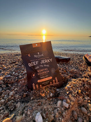 Bonfire Bourbon Beef Jerky-Snacks-Rogue Jerky Co.-Summit Lane Boutique, Women's Apparel and Gifts located in Grand Rapids, MI