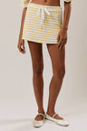 BUTTER-WHITE STRIPE