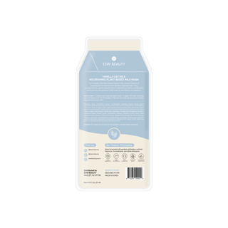 Vanilla Oat Milk Nourishing Plant-Based Milk Sheet Mask-Bath & Body-ESW Beauty-Summit Lane Boutique, Women's Apparel and Gifts located in Grand Rapids, MI