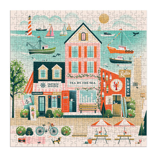 Beside the Sea 500 Piece Puzzle-Puzzles-Chronicle Books-Summit Lane Boutique, Women's Apparel and Gifts located in Grand Rapids, MI