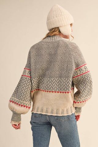 Francis Nordic Sweater-Sweaters-&MERCI-Summit Lane Boutique, Women's Apparel and Gifts located in Grand Rapids, MI