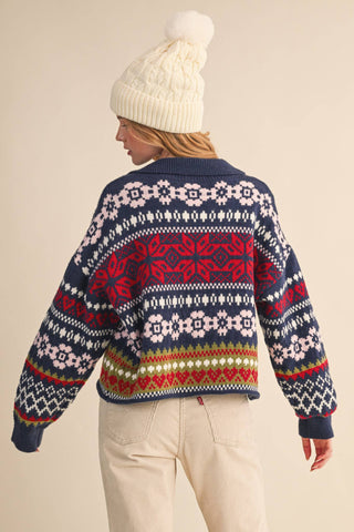 Dakota Fair Isle Sweater-Sweaters-&MERCI-Summit Lane Boutique, Women's Apparel and Gifts located in Grand Rapids, MI