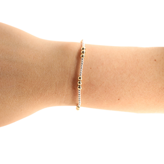 ILY Silver W Gold-Beaded Blondes-Summit Lane Boutique, Women's Apparel and Gifts located in Grand Rapids, MI