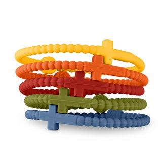 Jesus Bracelets (silicone cross bracelets)-Bracelets-Ryan & Rose-Summit Lane Boutique, Women's Apparel and Gifts located in Grand Rapids, MI