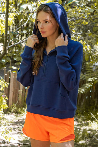 Lucy Modal Quarter Zip-pullover-Rae Mode-Summit Lane Boutique, Women's Apparel and Gifts located in Grand Rapids, MI