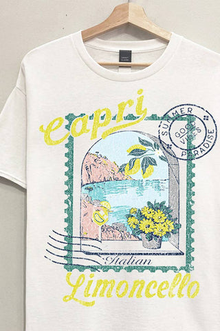 Capri Limoncello Tee-Graphic Tees-Sweet Claire-Summit Lane Boutique, Women's Apparel and Gifts located in Grand Rapids, MI
