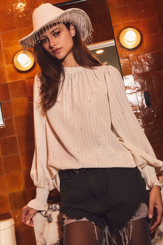 Macy Sheer Chiffon Blouse-Blouse-Oddi-Summit Lane Boutique, Women's Apparel and Gifts located in Grand Rapids, MI