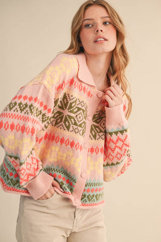 Dakota Fair Isle Sweater-Sweaters-&MERCI-Summit Lane Boutique, Women's Apparel and Gifts located in Grand Rapids, MI