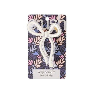 Very Demure Bow Hair Clip-Hair Accessories-DM Merchandising-Summit Lane Boutique, Women's Apparel and Gifts located in Grand Rapids, MI