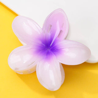 Plumeria Claw Clip-Hair Accessories-JOSSLYN by wall to wall-Summit Lane Boutique, Women's Apparel and Gifts located in Grand Rapids, MI
