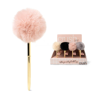 Crush Noted Pom Pen-Stationary Supplies-DM Merchandising-Summit Lane Boutique, Women's Apparel and Gifts located in Grand Rapids, MI