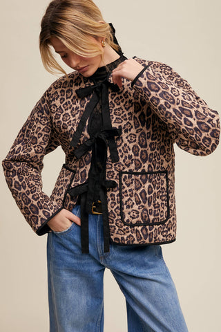 Lorelai Leopard Jacket-Jackets-Listicle-Summit Lane Boutique, Women's Apparel and Gifts located in Grand Rapids, MI