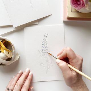 Garden flowers paintable notecards-Stationary-emily lex studio-Summit Lane Boutique, Women's Apparel and Gifts located in Grand Rapids, MI