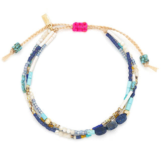 Mixed Media Bracelet - Truth/Lapis/Gold-Scout Curated Wears-Summit Lane Boutique, Women's Apparel and Gifts located in Grand Rapids, MI
